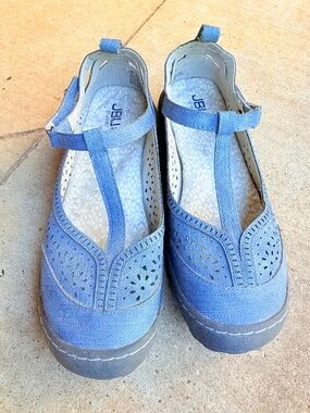 JBU Memory Foam walking sandal